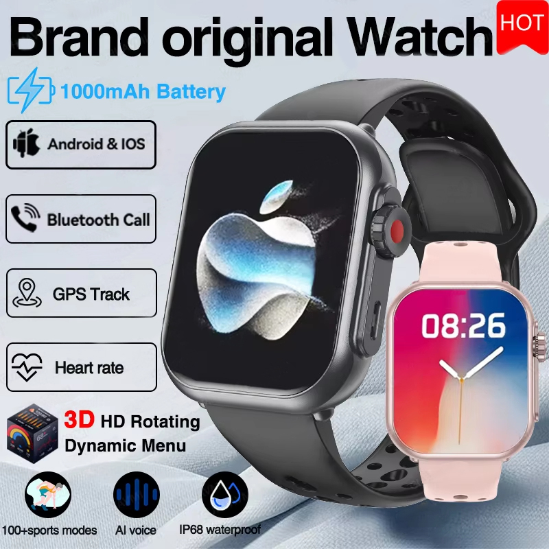 Smartwatch New Watches 2025 - 2025 Nuovo 1000mAh Batteria AMOLED Astuto