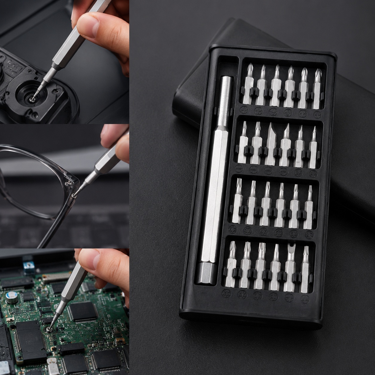Watch Tool Repair Kit - Set di Cacciaviti Multifunzione 24-in-1, Strumento
