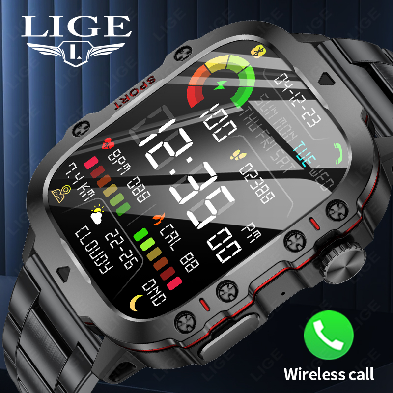 Smartwatch Watches Gift For Women - LIGE Outdoor Smartwatch sportivo da uomo