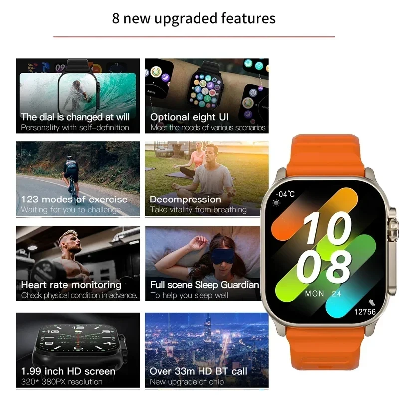 Nuovo Smartwatch T10 Ultra 49m - Smartwatch New Watches For Women recensione e prezzo