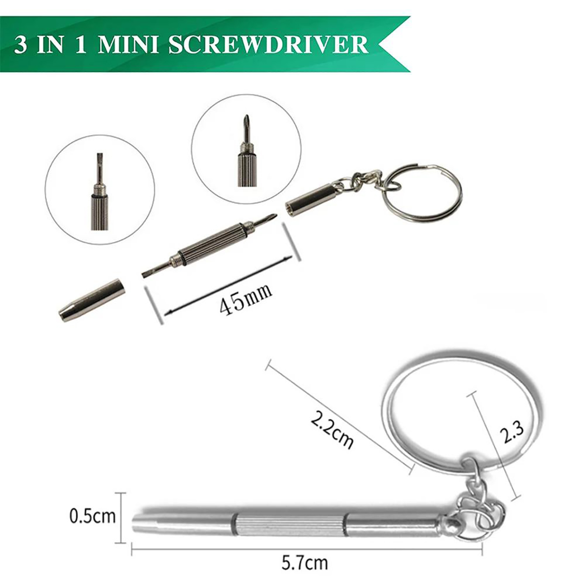 1/2/10pcs Mini 3 in1 Cacciavit - Watch Tool Repair Kit recensione e prezzo