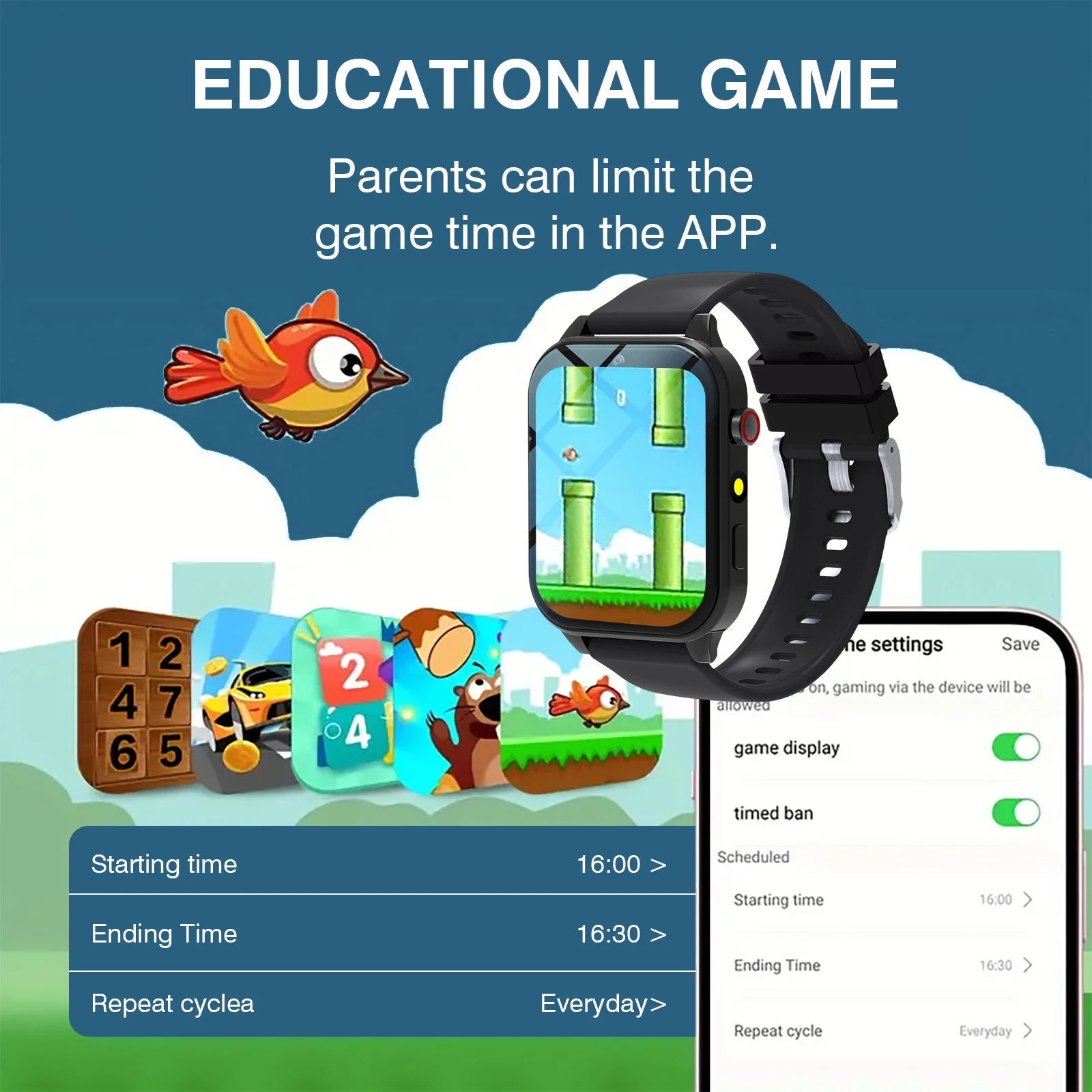 Orologio intelligente per bamb - Smartwatch Watches For Kid Girl recensione e prezzo