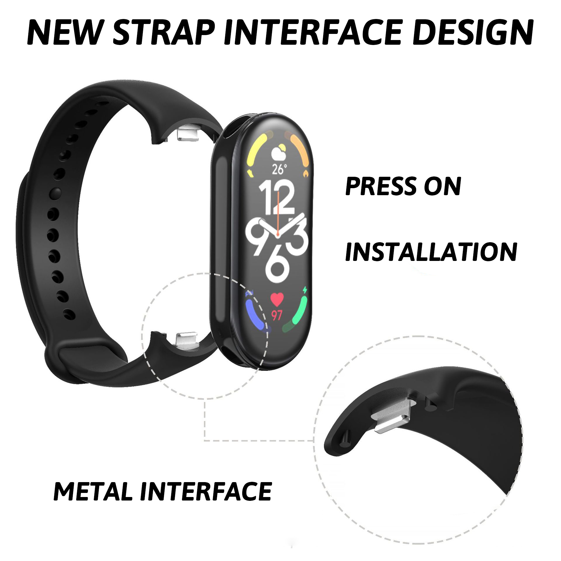 Bracciale in Silicone per Mi B - Smartwatch Watches For Boys recensione e prezzo