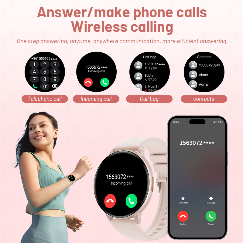 LIGE 2025 Nuovo Assistente voc - Smartwatch New Watches 2025 recensione e prezzo