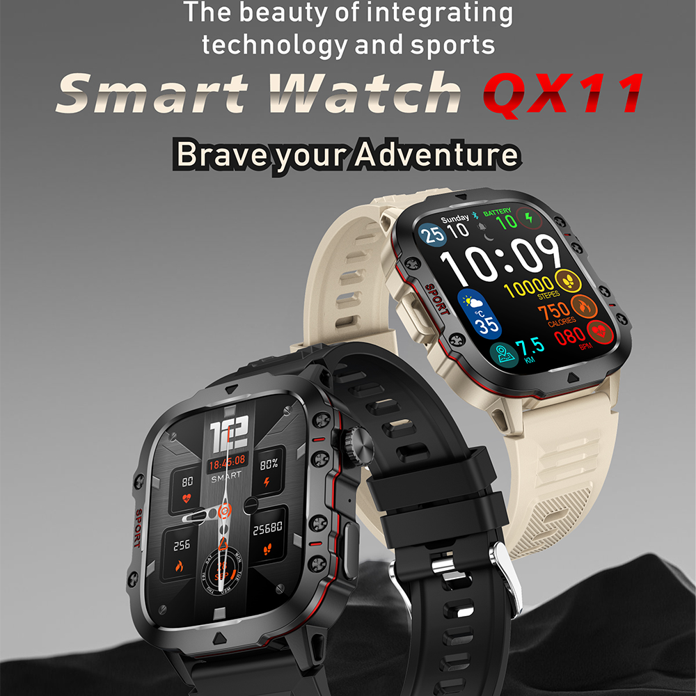 2024 New Rugged Man Black Smar - Watch Iwo recensione e prezzo